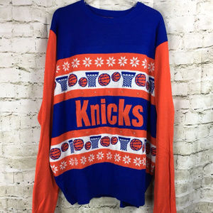 NBA Ugly LED Holiday Sweater New York Knicks XXL